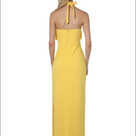 Bebe BLACK HALTER NECK DRAPED - Picture 9 of 10